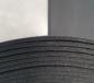 Preview: HAMMERFEST APEX BLACK | Schutzboden Legeboden für Außen und Innen, schwarz 28x1m 800g/m²